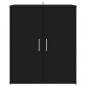 Preview: Schuhschrank Schwarz 60x35x70 cm Holzwerkstoff