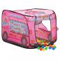 Preview: Kinder-Spielzelt mit 250 Bällen Rosa 70x112x70 cm