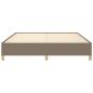 Preview: Bettgestell Taupe 180x200 cm Stoff