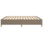 Preview: Bettgestell Taupe 180x200 cm Stoff