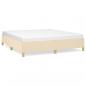 Preview: Bettgestell Creme 180×200 cm Stoff