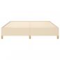 Preview: Bettgestell Creme 180×200 cm Stoff