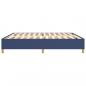 Preview: Bettgestell Blau 200x200 cm Stoff
