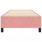 Preview: Bettgestell Rosa 90x200 cm Samt