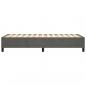 Preview: Bettgestell Dunkelgrau 100x200 cm Samt