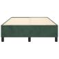 Preview: Boxspringbett Dunkelgrün 120x200 cm Samt