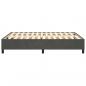 Preview: Bettgestell Dunkelgrau 140x190 cm Samt