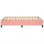 Preview: Bettgestell Rosa 140x200 cm Samt