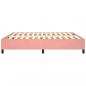 Preview: Bettgestell Rosa 160x200 cm Samt
