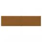 Preview: Wandpaneele 12 Stk. Braun 60x15 cm Samt 1,08 m²