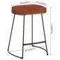 Preview: Gavin Barhocker 2 Stk. 45x38x53 cm Massivholz Mango