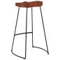 Preview: Gavin Barhocker 2 Stk. 50x40x78 cm Massivholz Mango