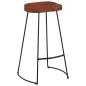 Preview: Gavin Barhocker 2 Stk. 50x40x78 cm Massivholz Mango