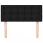 Preview: Kopfteil Schwarz 90x5x78/88 cm Stoff