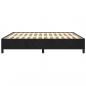 Preview: Bettgestell Schwarz 180×200 cm Samt