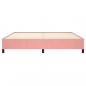 Preview: Bettgestell Rosa 200x200 cm Samt