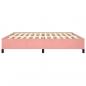 Preview: Bettgestell Rosa 200x200 cm Samt
