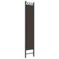Preview: ARDEBO.de - 4-tlg. Paravent Braun 160x220 cm Stoff