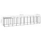 Preview: Hundezwinger Schwarz 6,05 m² Stahl   
