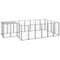 Preview: Hundezwinger Schwarz 8,47 m² Stahl   