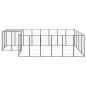 Preview: Hundezwinger Schwarz 8,47 m² Stahl   