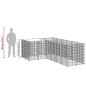 Preview: Hundezwinger Schwarz 4,84 m² Stahl  