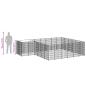 Preview: Hundezwinger Schwarz 12,1 m² Stahl
