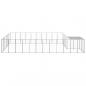 Preview: ARDEBO.de - Hundezwinger Silbern 19,36 m² Stahl  