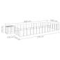 Preview: Hundezwinger Silbern 26,62 m² Stahl  