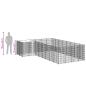 Preview: Hundezwinger Schwarz 10,89 m² Stahl  