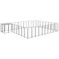Preview: Hundezwinger Schwarz 25,41 m² Stahl  