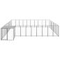 Preview: Hundezwinger Schwarz 25,41 m² Stahl  