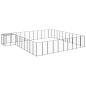 Preview: Hundezwinger Schwarz 31,46 m² Stahl  