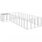 Preview: ARDEBO.de - Hundezwinger Silbern 13,31 m² Stahl  