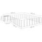 Preview: Hundezwinger Silbern 25,41 m² Stahl  