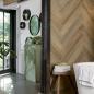 Preview: WallArt Paneele GL-WA27 30 Stk Holzoptik Natur Eiche Milchkaffeebraun 