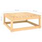 Preview: 4-tlg. Garten-Lounge-Set mit Kissen Massivholz Kiefer