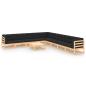 Preview: ARDEBO.de - 10-tlg. Garten-Lounge-Set mit Kissen Massivholz Kiefer