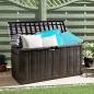 Preview: ARDEBO.de - Kissenbox Braun 117x45,5x57,5 cm 270 L