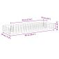 Preview:  Gabionen-Hochbeet Verzinkter Stahl 90x30x10 cm