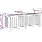 Preview: Garten-Aufbewahrungsbox 150x50x58 cm Massivholz Akazie