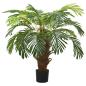 Preview: ARDEBO.de - Künstliche Palme Cycas mit Topf 90 cm Grün