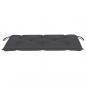 Preview: Gartenbank-Auflage Anthrazit 110x50x7 cm Oxford-Gewebe