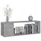 Preview: TV-Schrank Betongrau 100x24x32 cm Holzwerkstoff