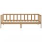 Preview: Tagesbett Honigbraun Massivholz Kiefer 90x200 cm