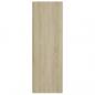 Preview: Eckregal Sonoma-Eiche 33x33x100 cm Holzwerkstoff