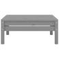 Preview: 3-tlg. Garten-Lounge-Set Grau Massivholz Kiefer