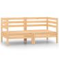 Preview: 2-Sitzer-Gartensofa Kiefer Massivholz
