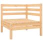 Preview: 2-Sitzer-Gartensofa Kiefer Massivholz