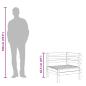 Preview: Garten-Ecksofas 2 Stk. Schwarz Massivholz Kiefer 